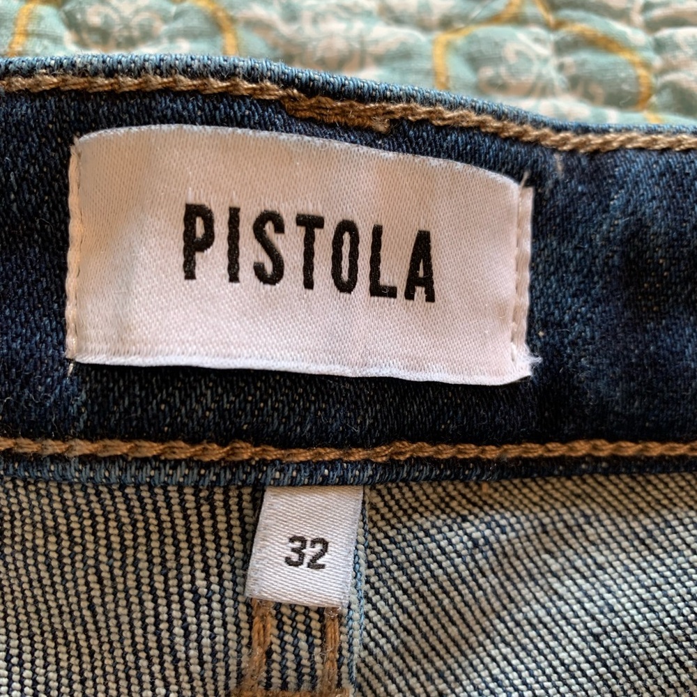 Pistola Slim Leg, Cropped Jeans, size 32